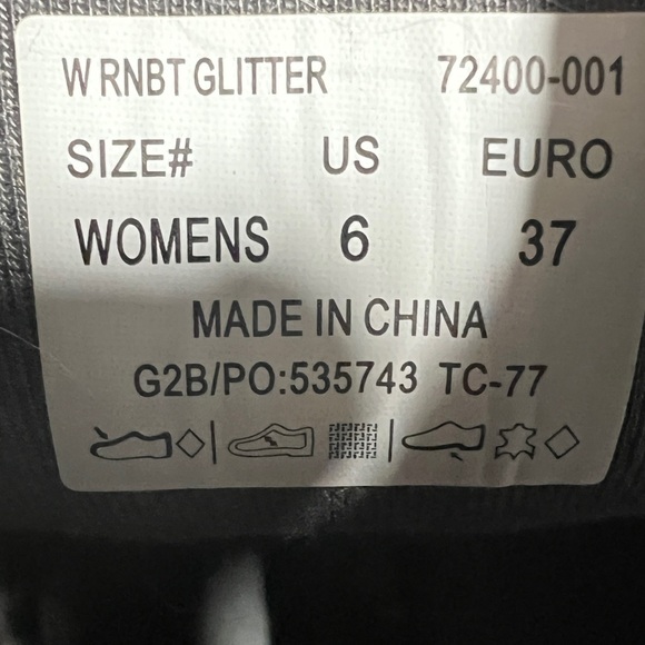 Bogs Women's Waterproof Rain Boots -Black Glitter - Picture 10 of 13